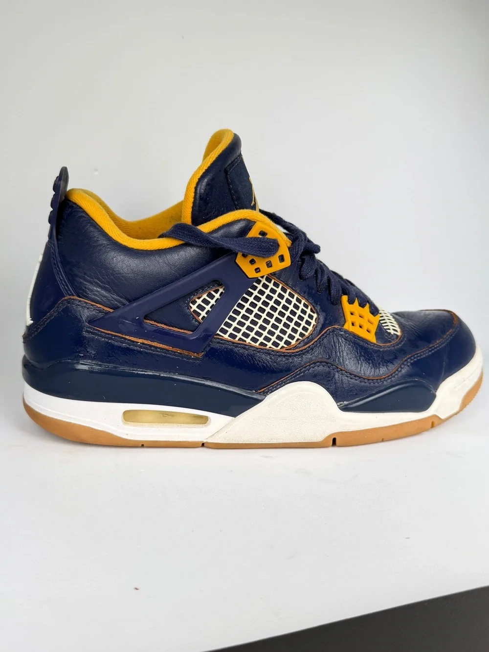 Air Jordan 4 Retro “Dunk From Above” Midnight Navy Gold Size 9 Men’s
